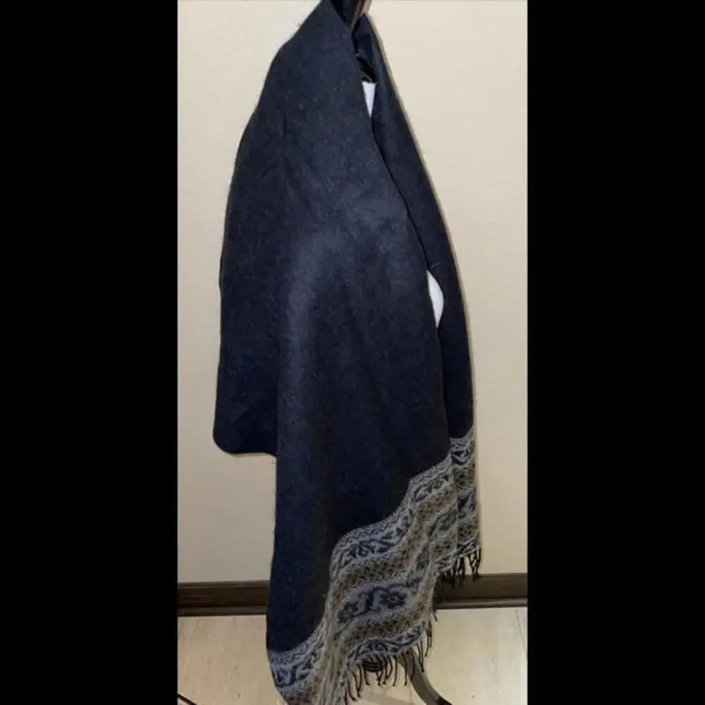 Primo Filo Italia Oversized‎ Fringed Soft Shawl/Scarf Acrylic 70”x31”
